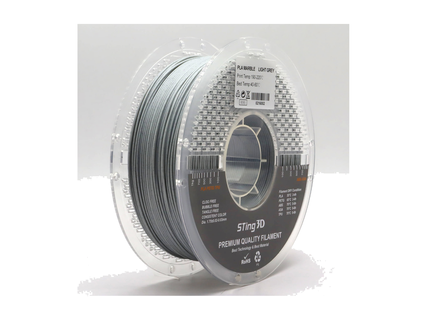 PLA Marble Light Grey