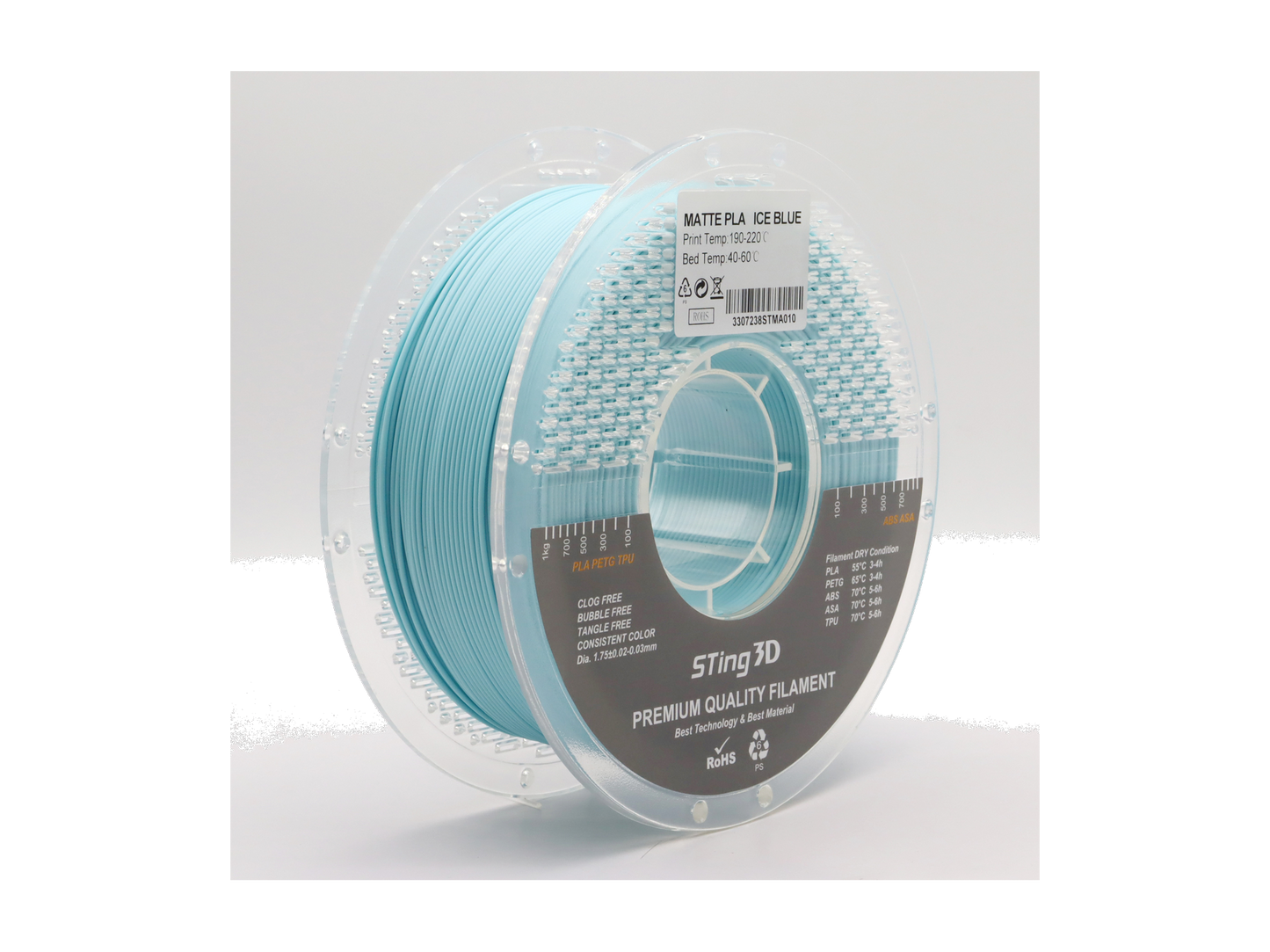 PLA Matte Ice Blue