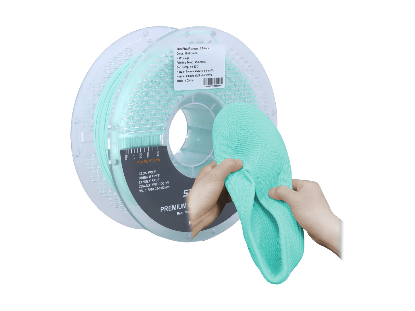 ShoeFlex 9075A Mint Green