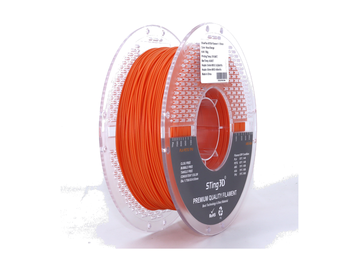 ShoeFlex 9075A Nova Orange