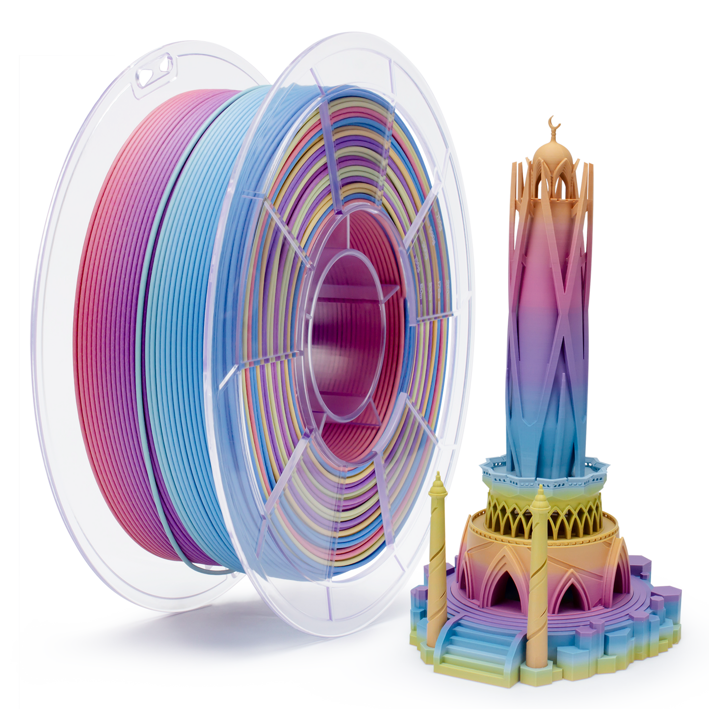 Vibrant Coral Matte Gradient PLA