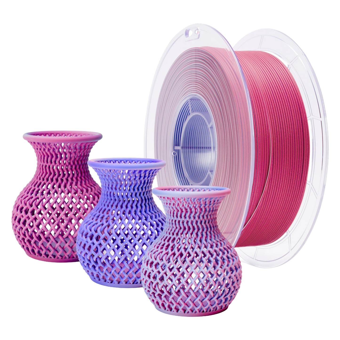 Frosted Berry Tri Colour Matte PLA