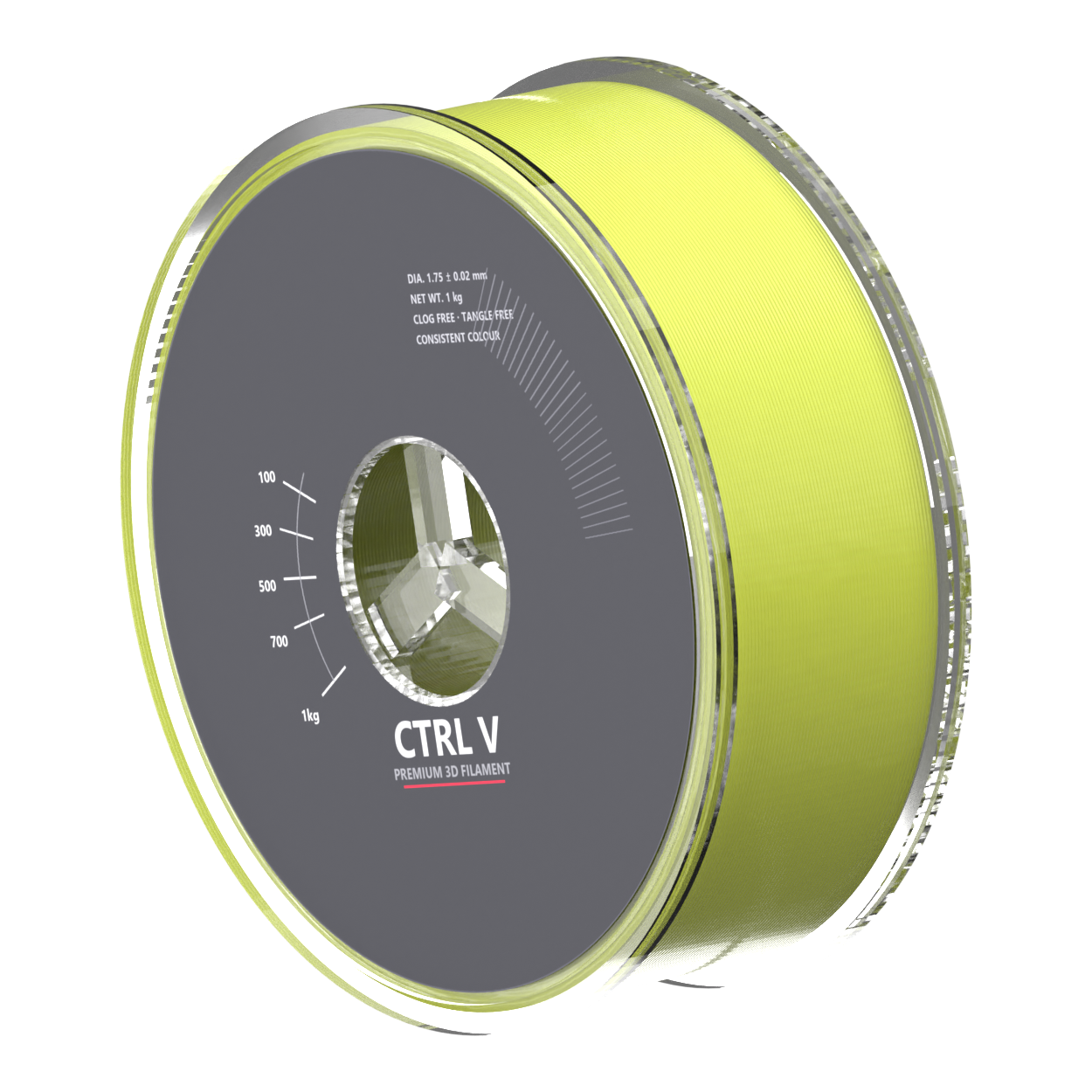 PLA Silk Cyan Gold 3D printer filament spool
