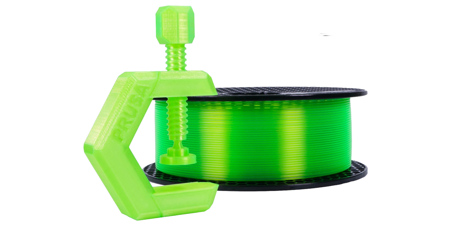 Prusament PETG Neon Green Transparent 1kg