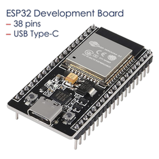 ESP32-WROOM-32 Dev Board 30-Pin (CH340)
