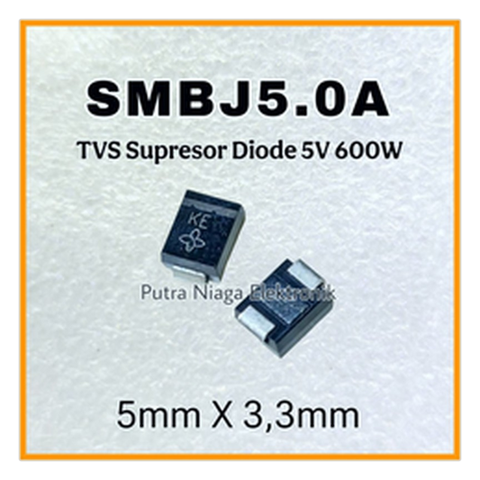 TVS Diode SMAJ5.0A (10 Pack)