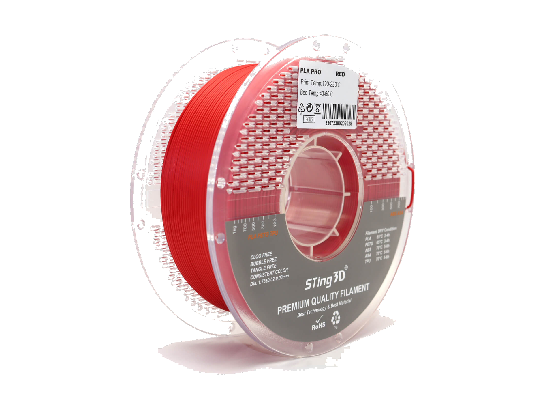 PLA Pro Red