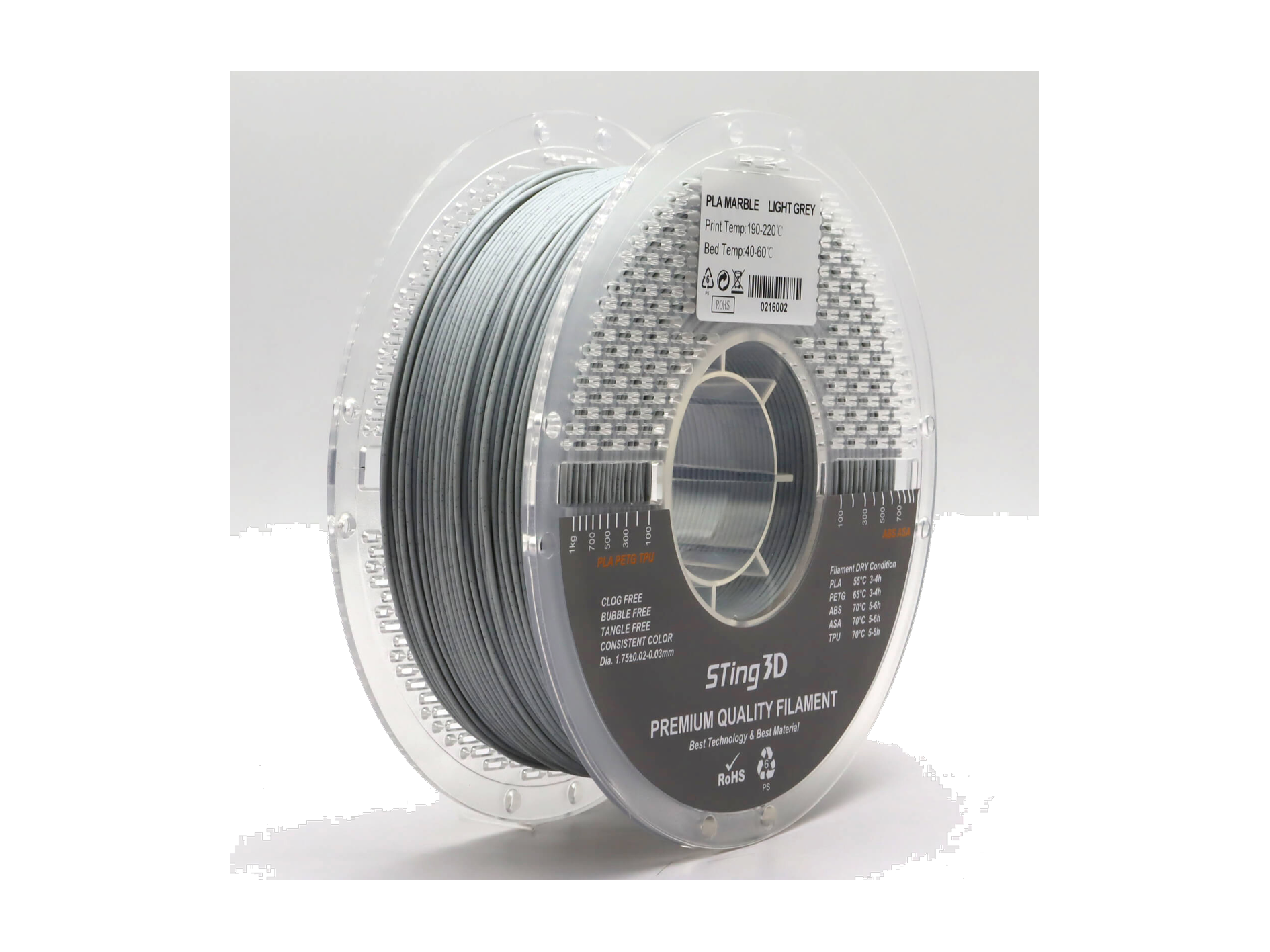 PLA Marble Light Grey