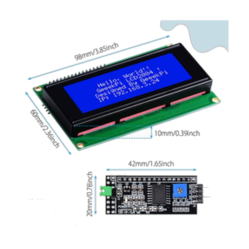 Character LCD 20x4 + I2C Backpack