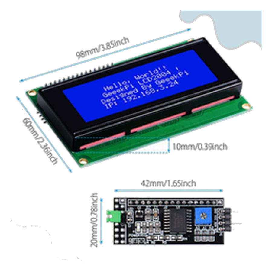 Character LCD 20x4 + I2C Backpack