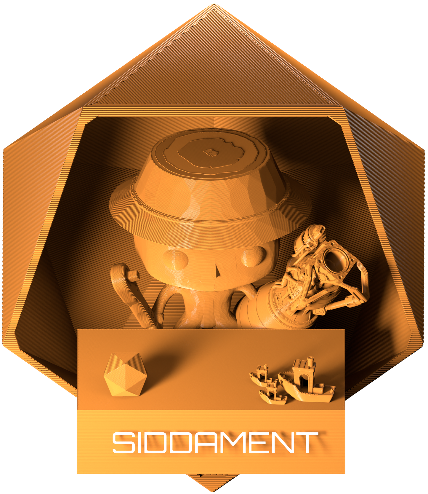 Stepped On Orange PLA+