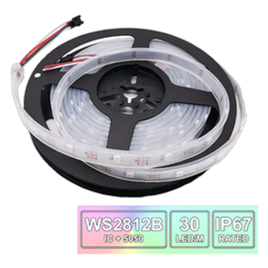 WS2812B LED Strip 5m 60/m IP30 5V