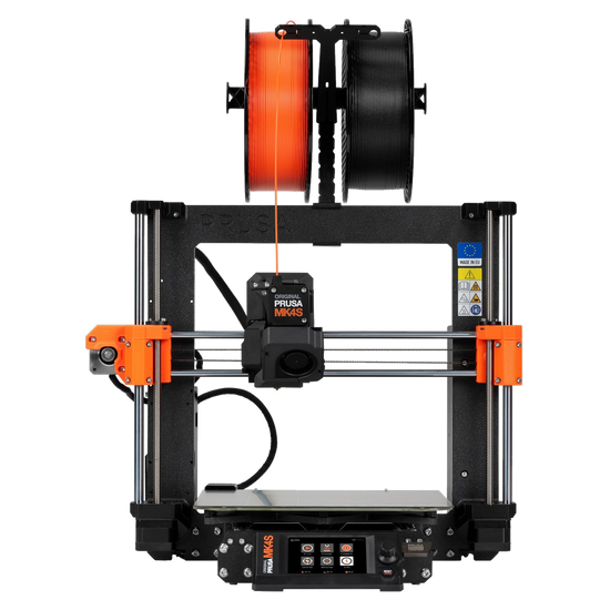 Original Prusa MK4S assembled 3D printer, front view