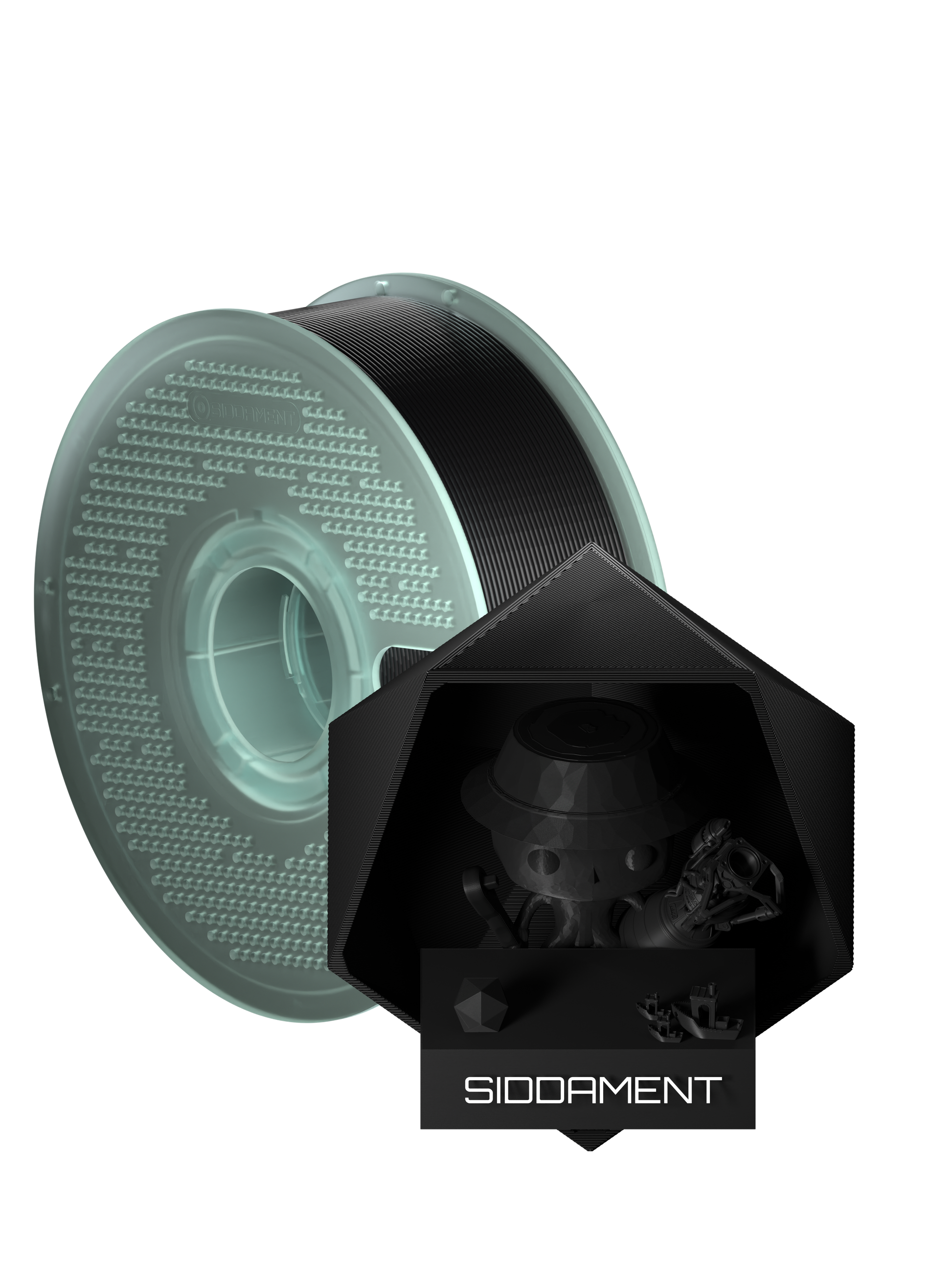 Matte Black PLA V2 trial roll