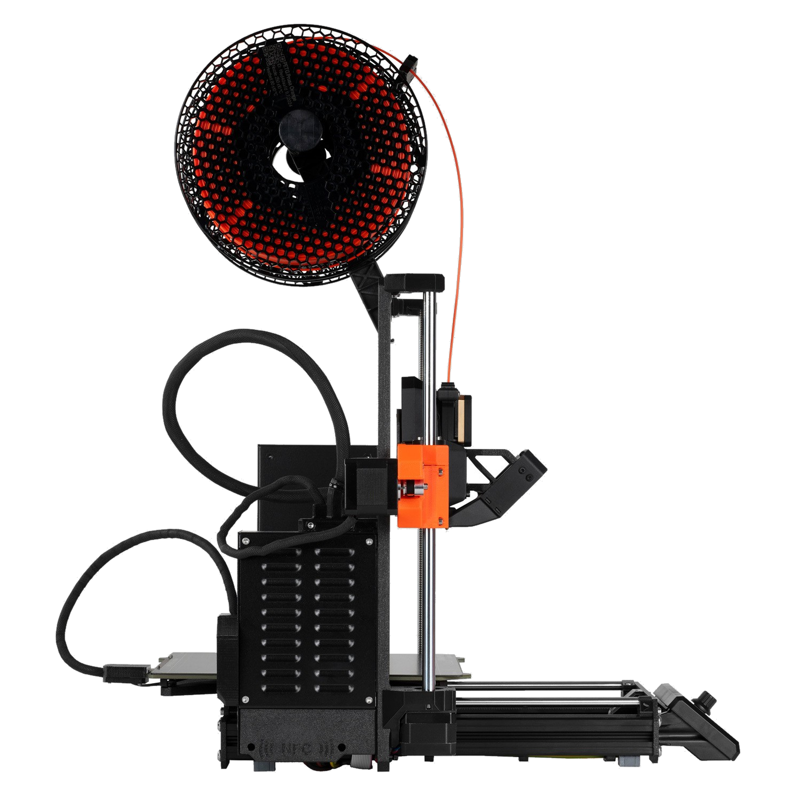 Prusa MK4S assembled 3D printer, side profile