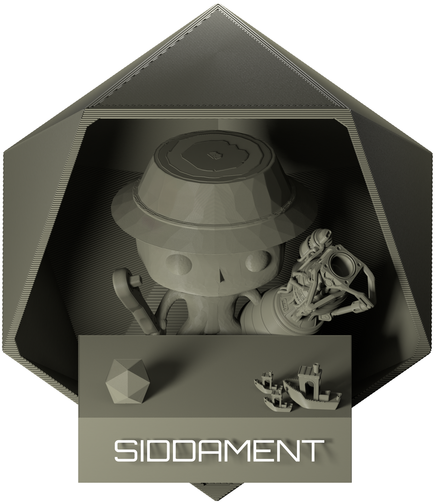 Matte Dark Grey PLA V2