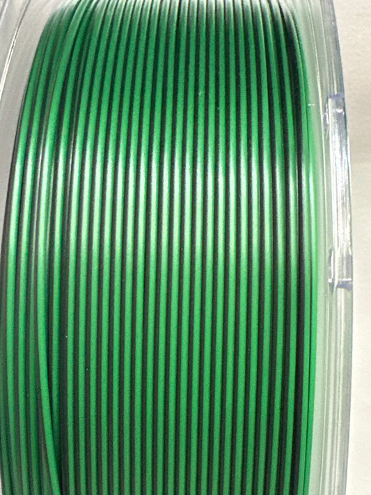 Matte Dualcolour Black/Green PLA