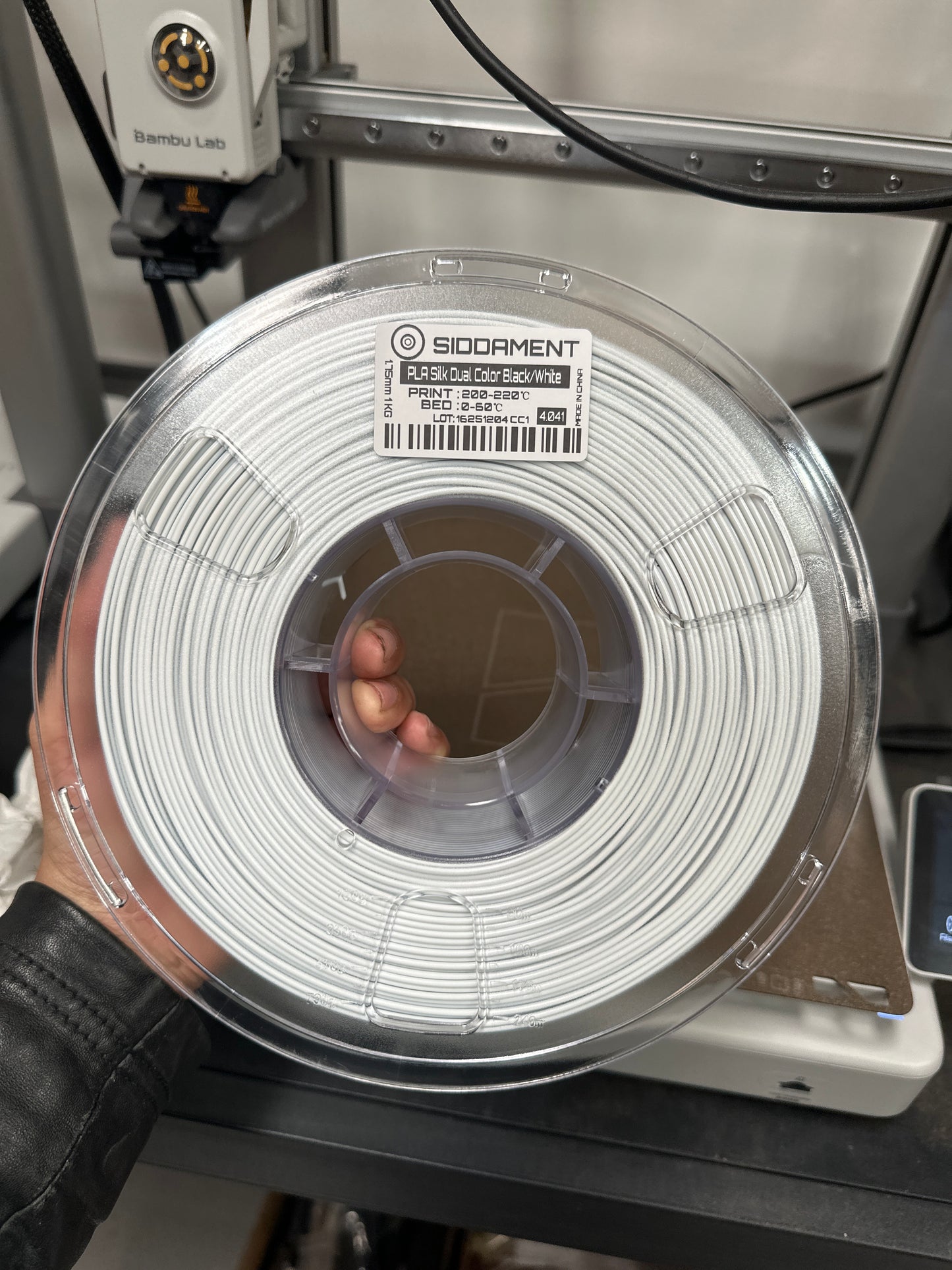 Dual Colour Black/White PLA