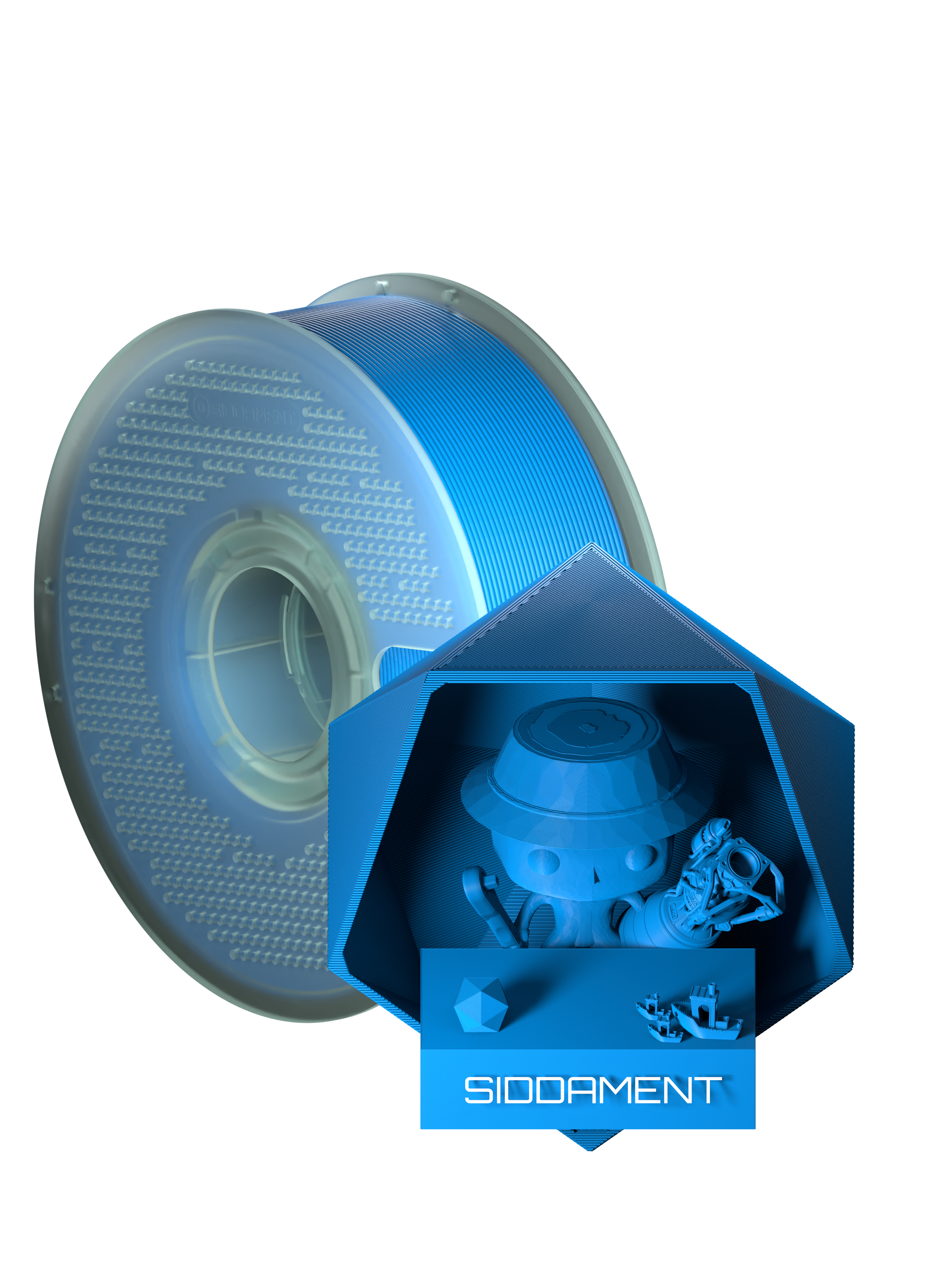 Matte Cyan PLA V2 | Siddament Australia – SIDDAMENT