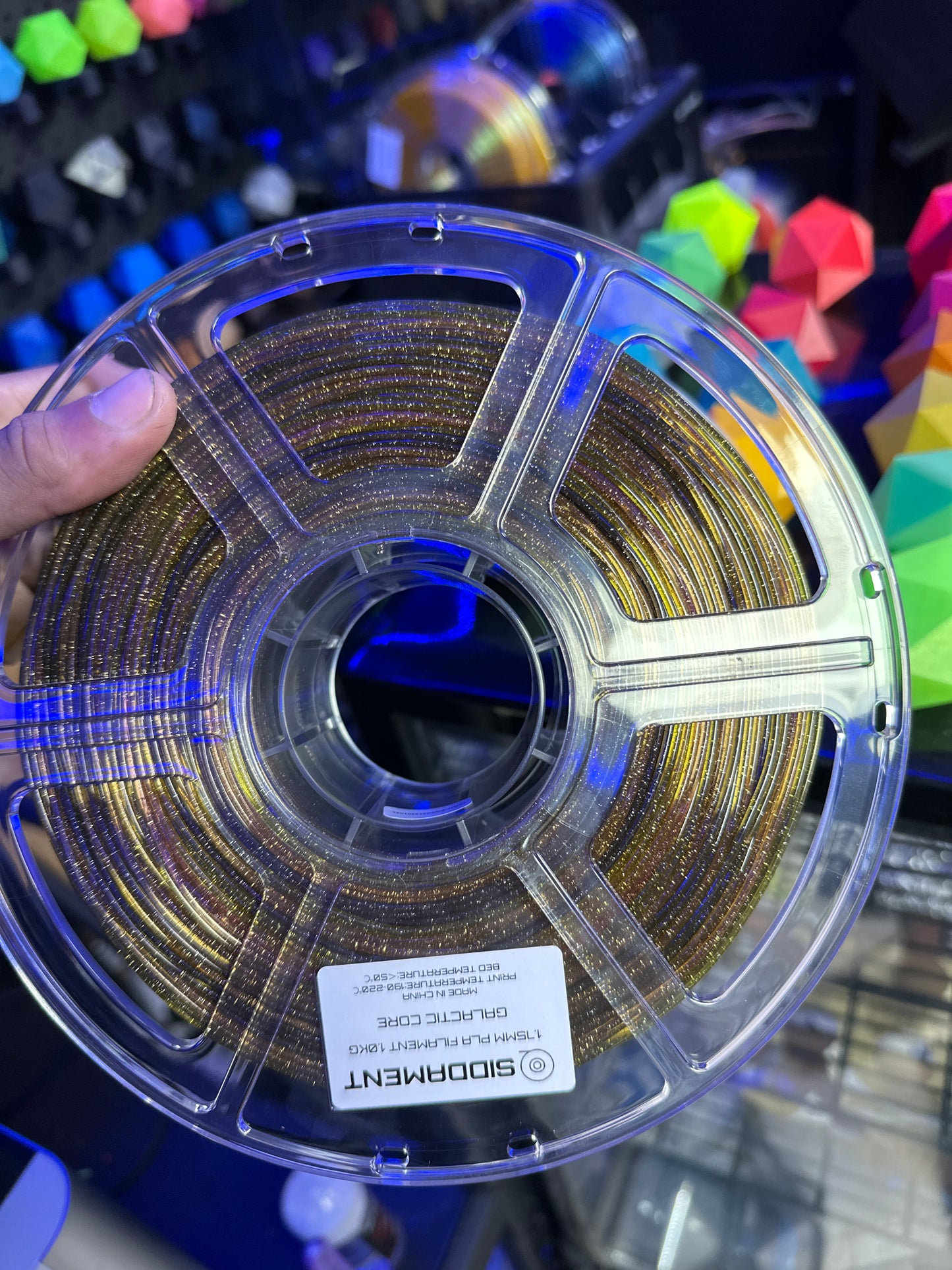 Galactic Core Translucent Gradient Sparkle PLA