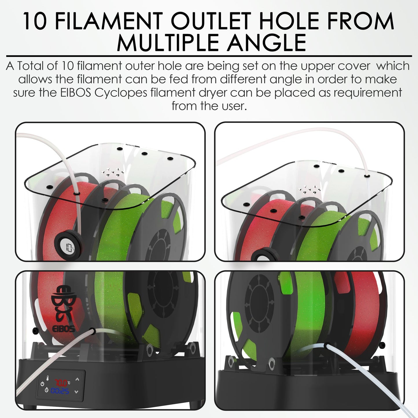 EIBOS Cyclopes Filament Dryer