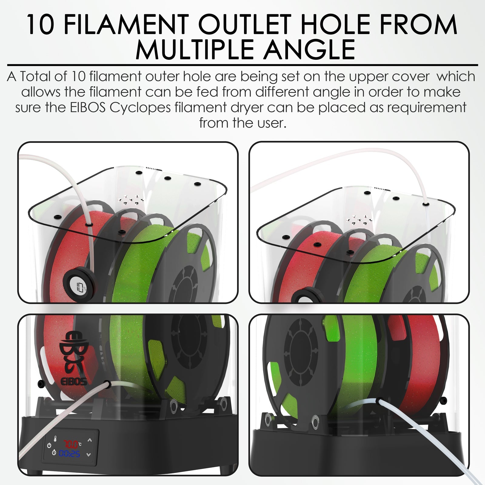 EIBOS Cyclopes Filament Dryer