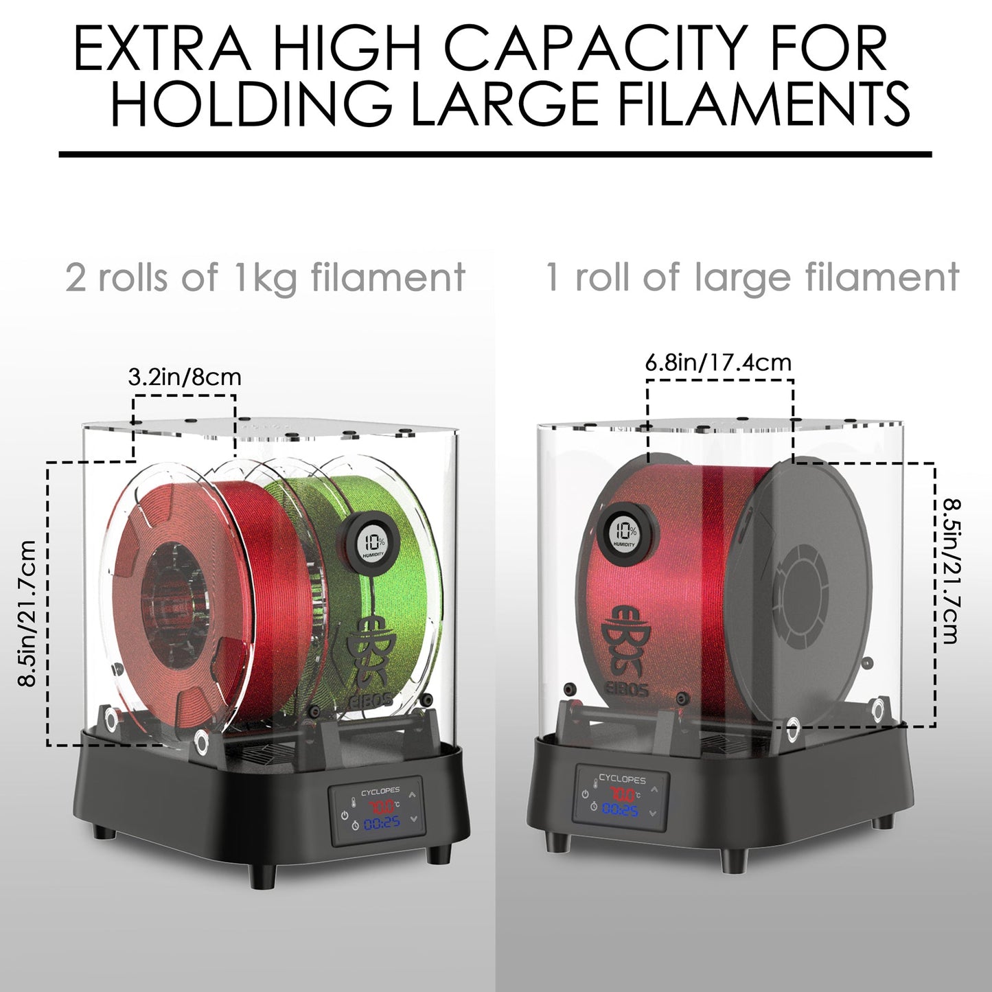 EIBOS Cyclopes Filament Dryer
