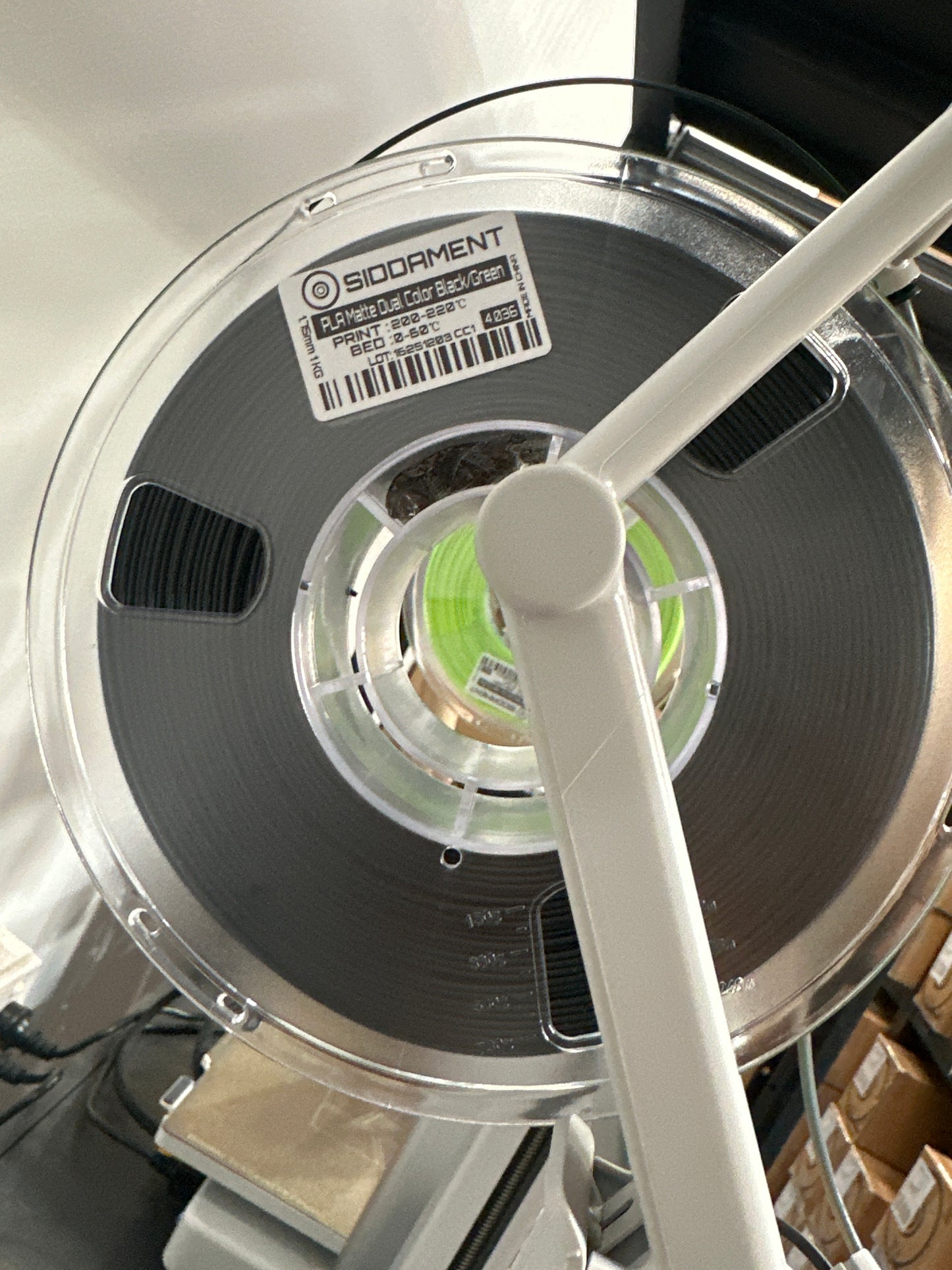 Matte Dualcolour Black/Green PLA