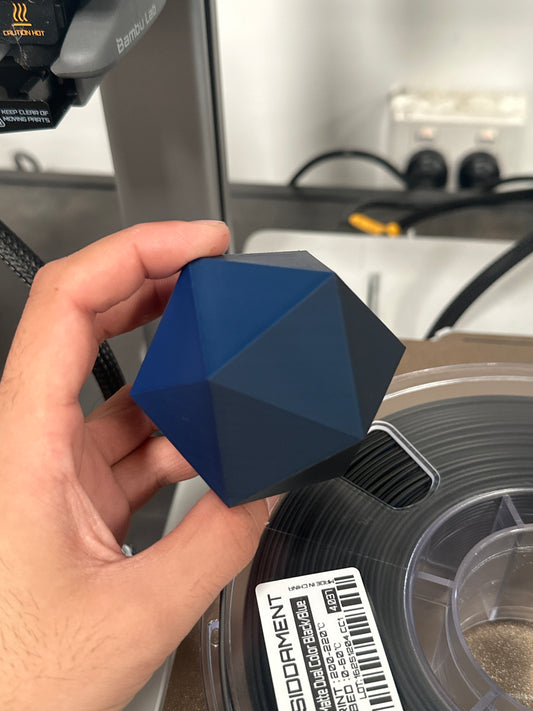 Matte Dualcolour Black/Blue PLA