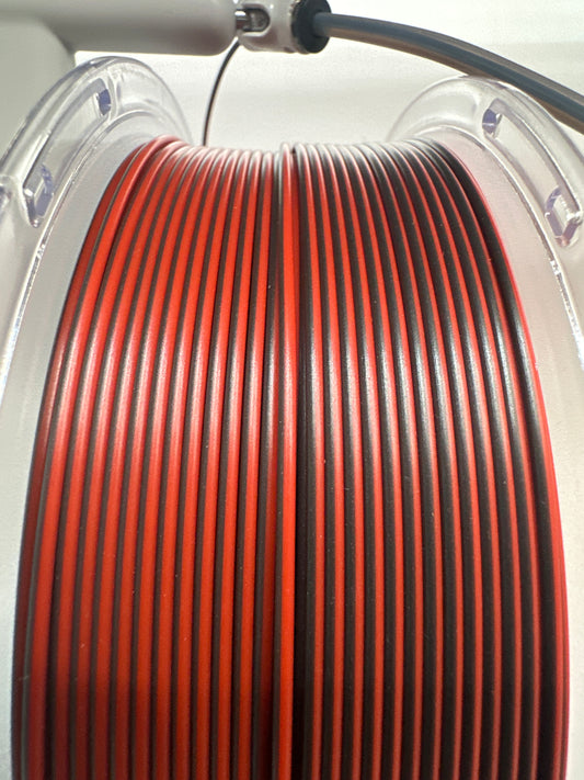 Matte Dualcolour Black/Red PLA