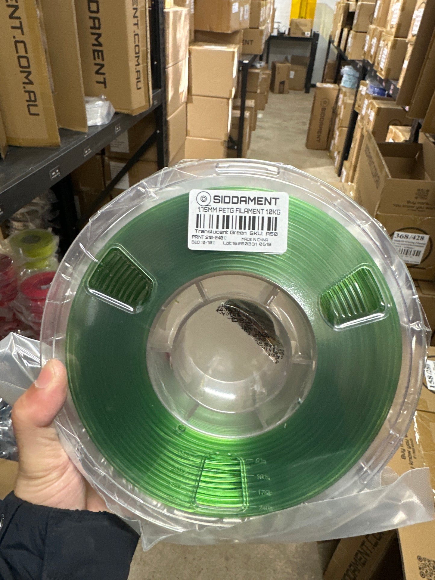 Translucent Green PETG