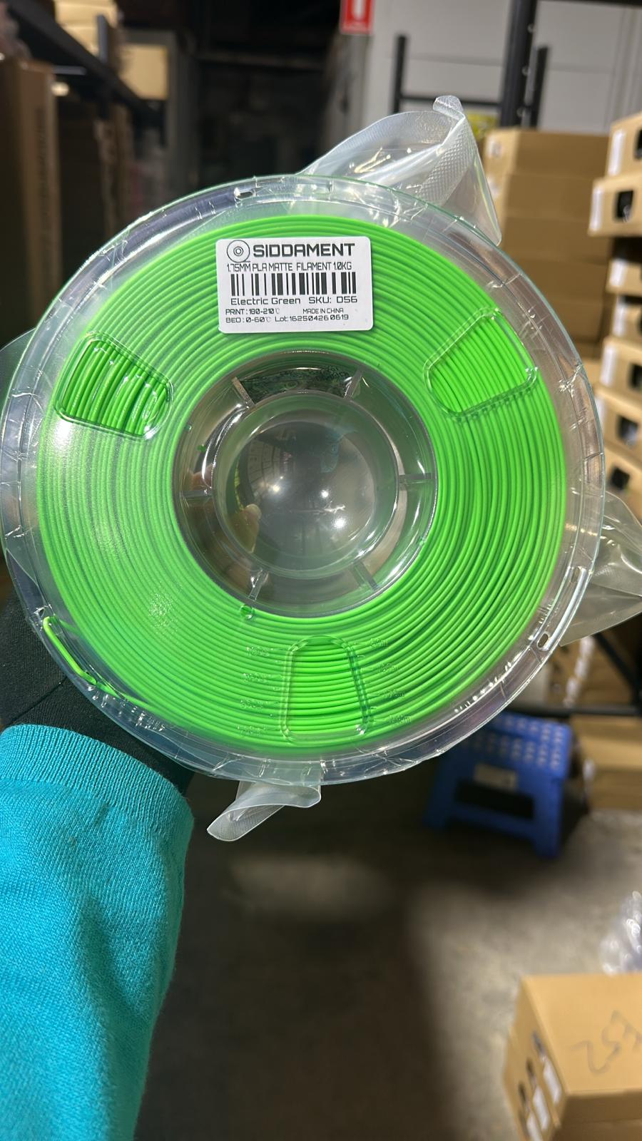Matte Electric Green PLA