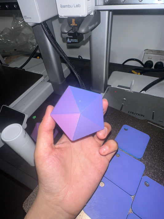 Matte Dualcolour Red/Blue PLA