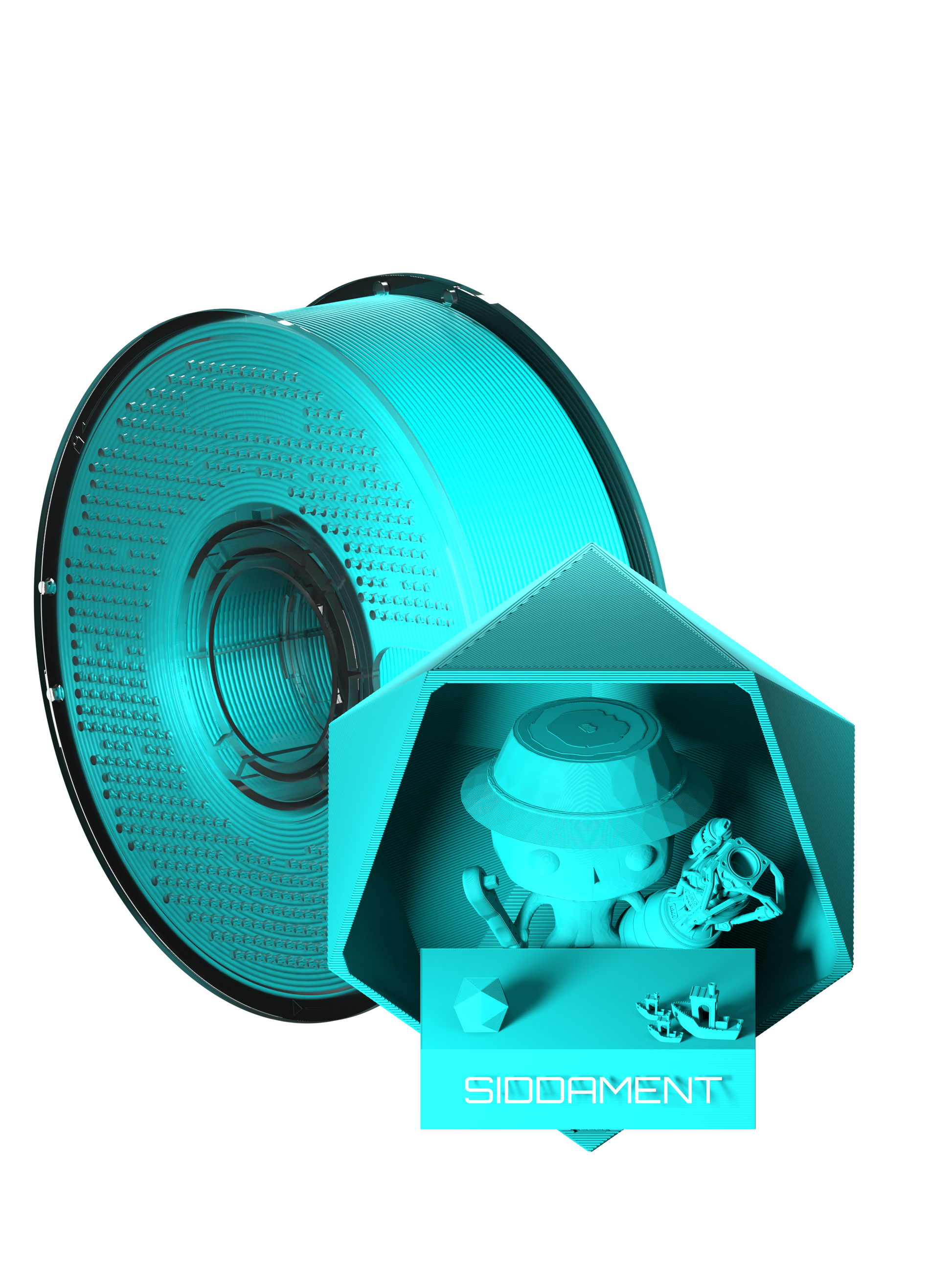 Matte Ice Blue PLA  V2