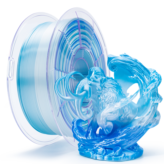 Ice Blue Silk Gradient PLA