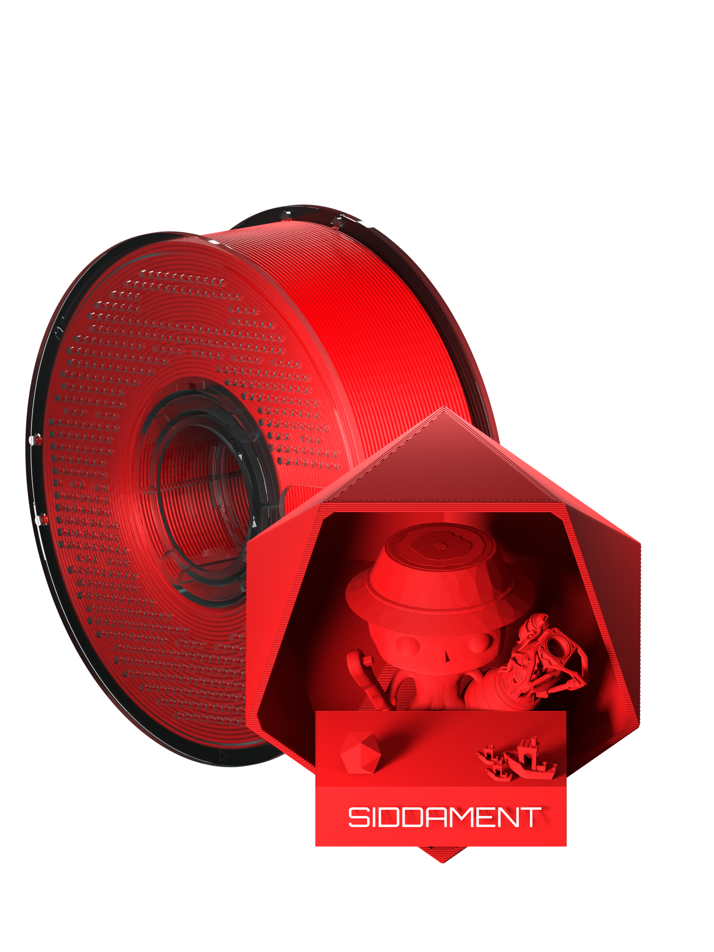 Matte Inferno Red PLA V2