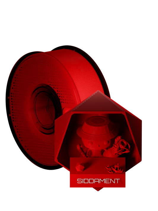 Inferno Red Matte PLA V2 filament spool