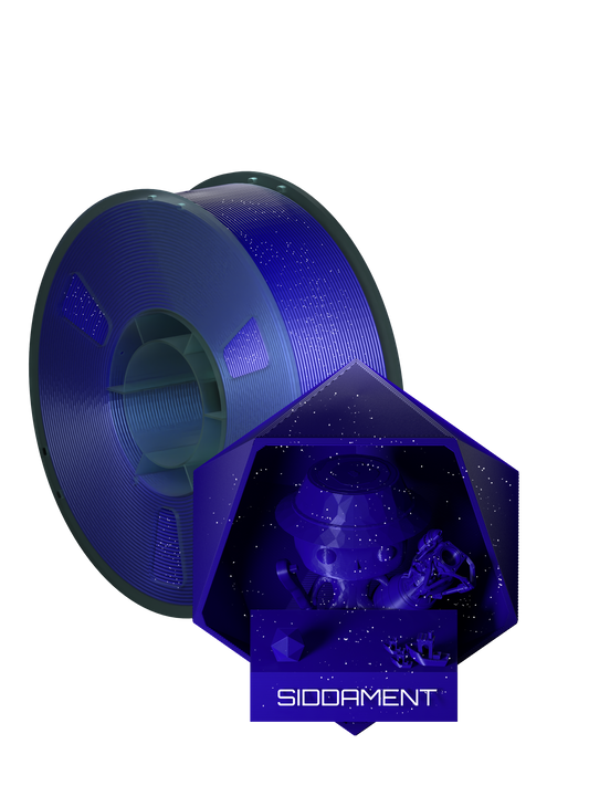 Luminous Blue PC-ABS Sparkle