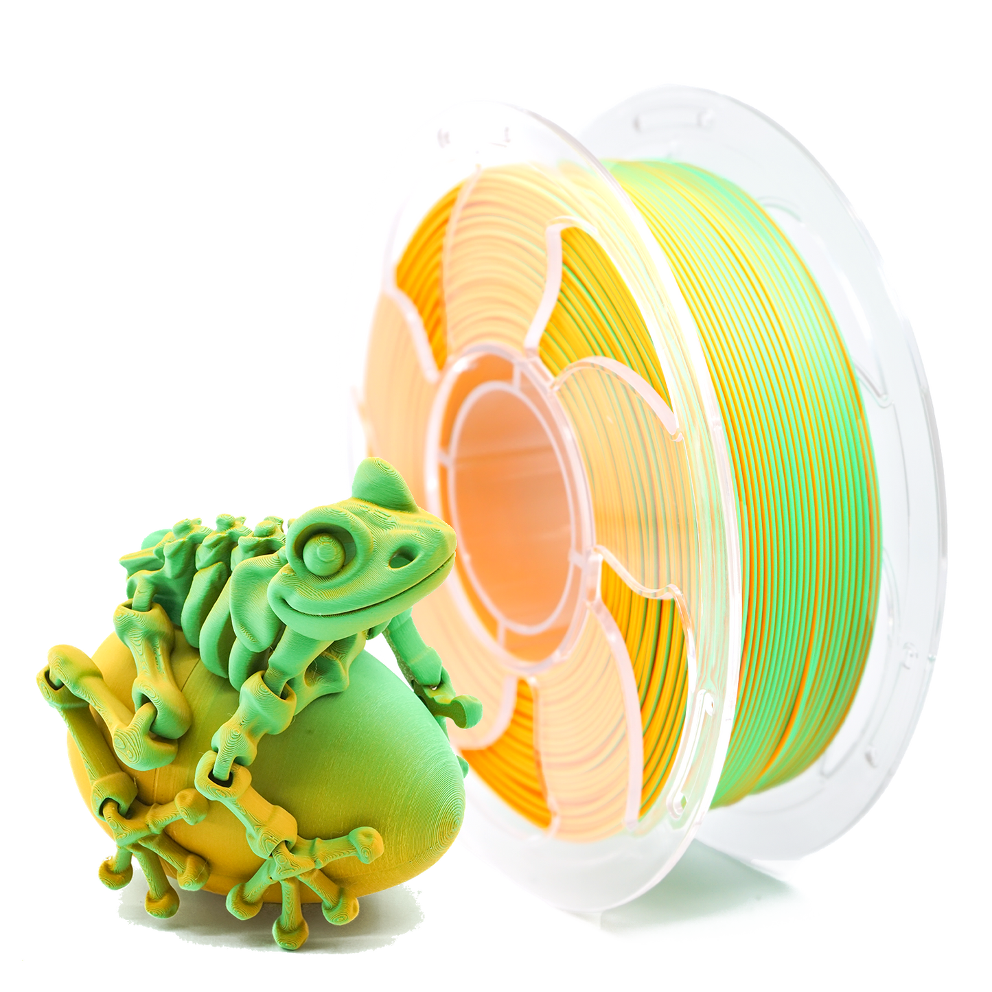 Matte Orange/Green Dual colour PLA