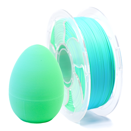 Matte Sky Blue/Green Dual Colour PLA