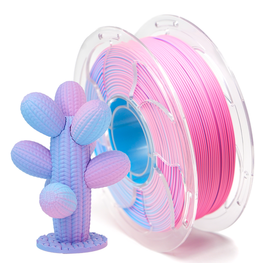 Matte Sky Blue/Purple/Pink Tri Colour PLA