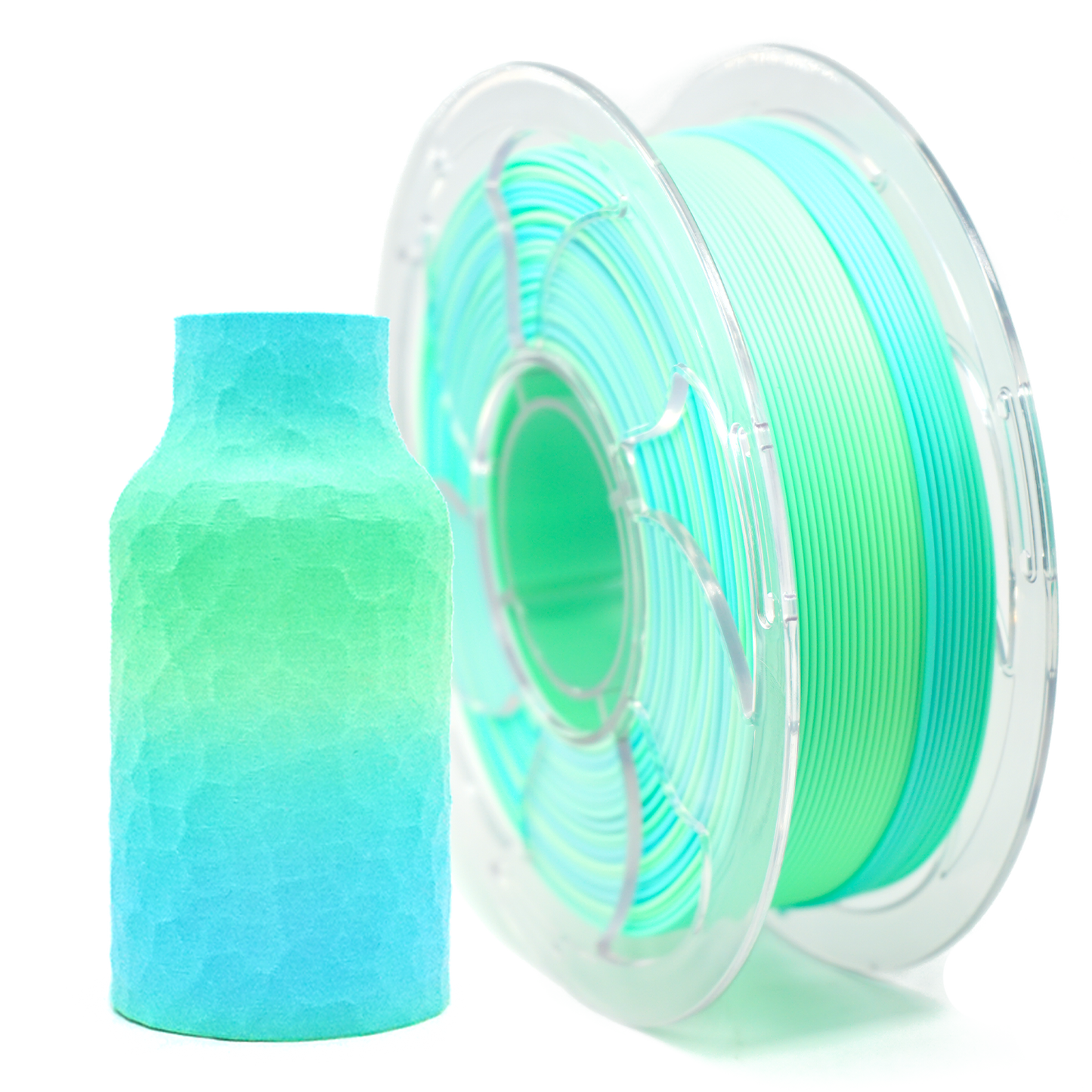 Matte Blue Green Gradient PLA