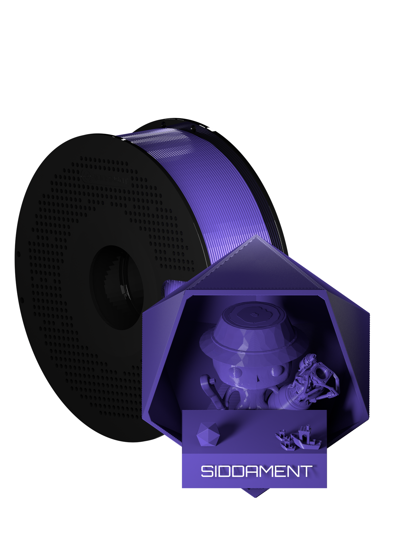 Purple ABS V2 - Transparent