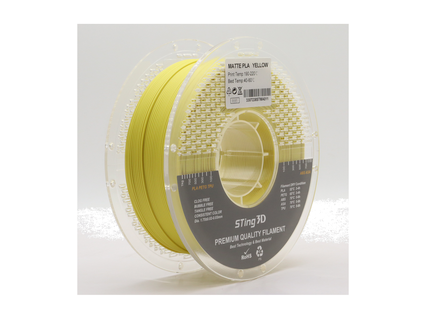PLA Matte Pastel Yellow