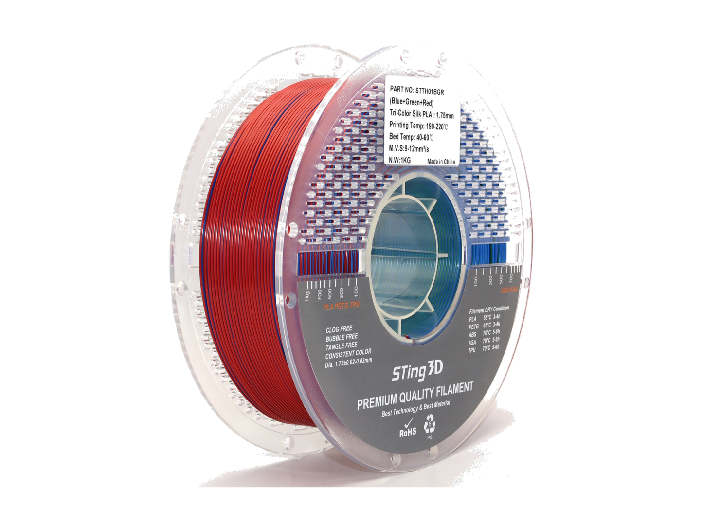 PLA Silk Red