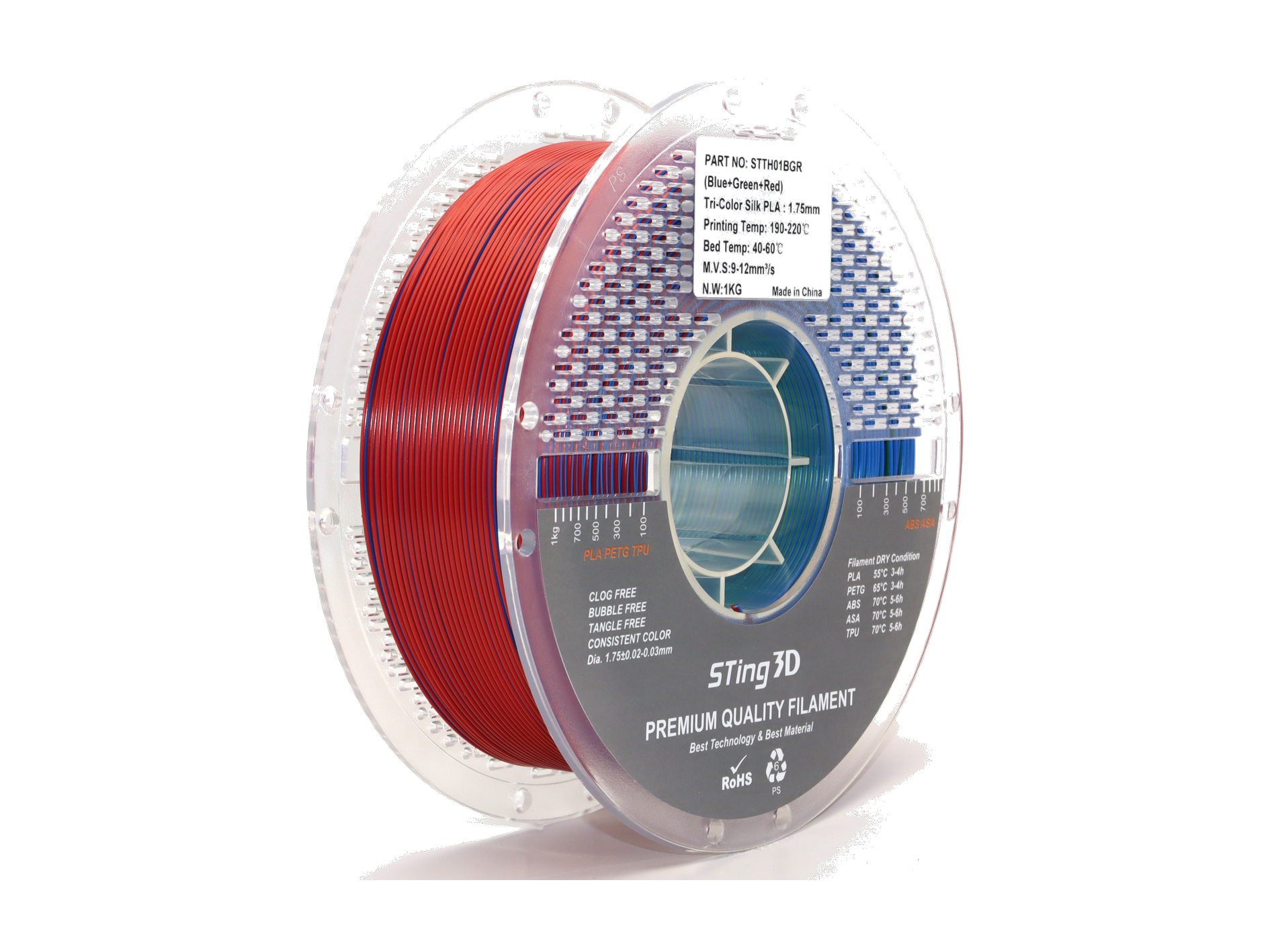 PLA Silk Red