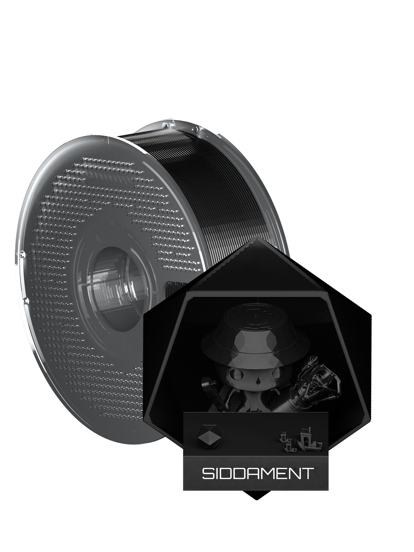 Translucent Black PLA V2