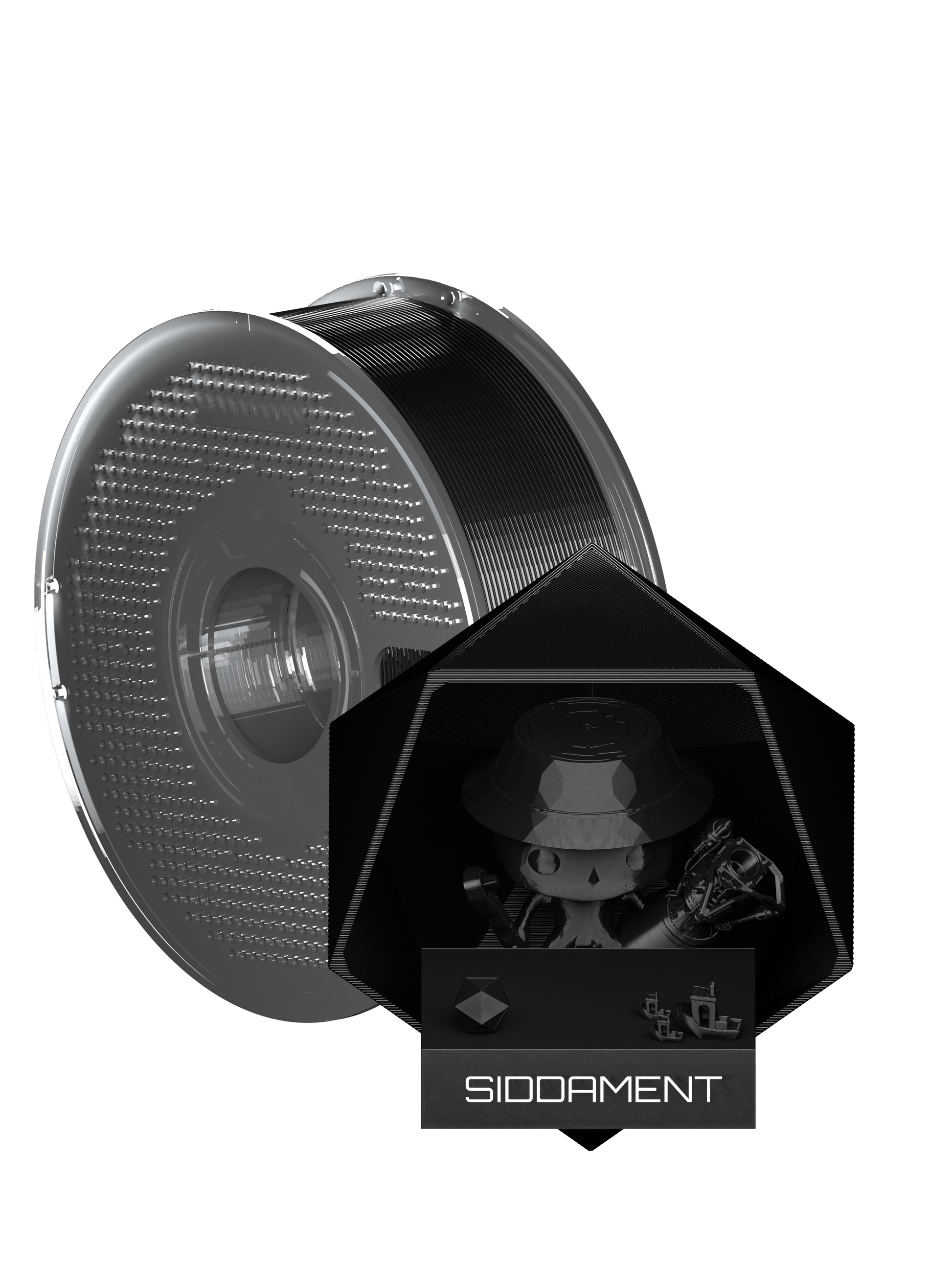 Translucent Black PLA V2