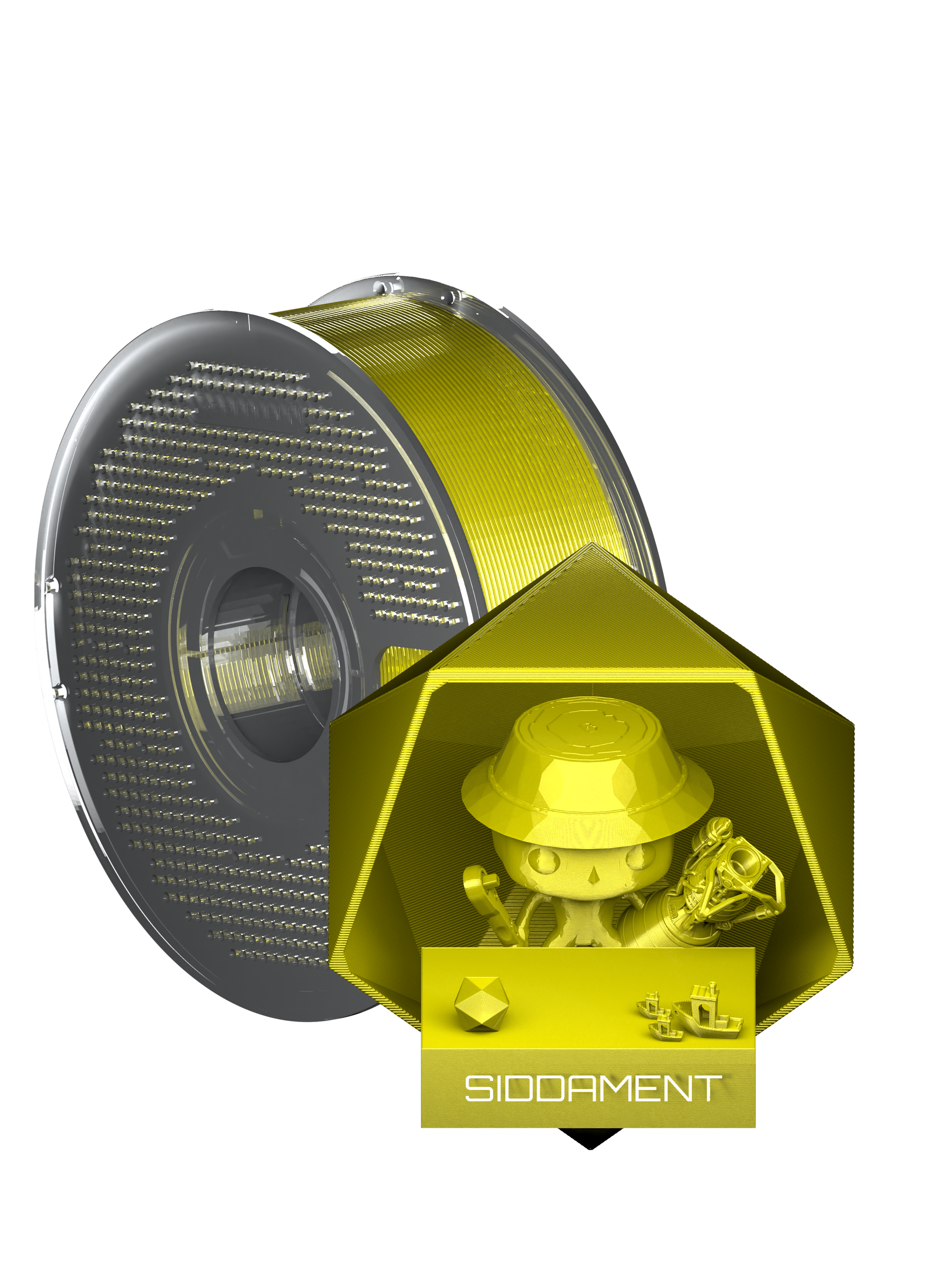 Translucent Yellow PLA V2