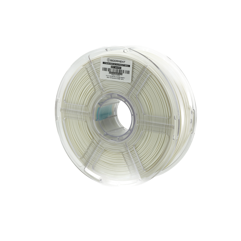 Off White ASA Glass Fiber (GF) 1.75mm 1kg filament spool